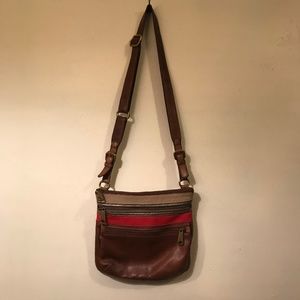 Fossil tan shoulder bag